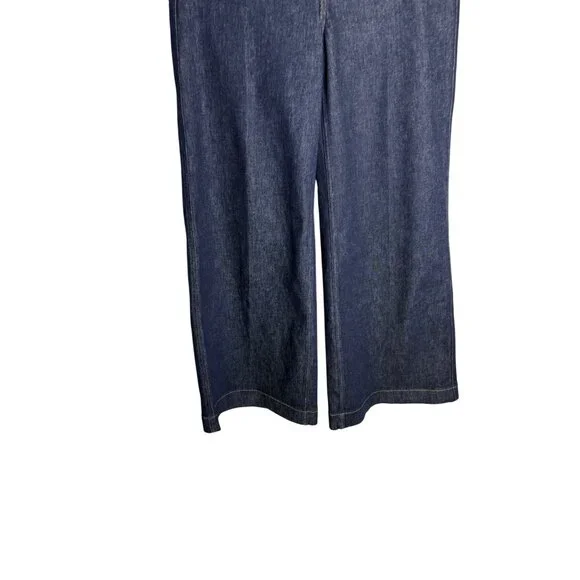 SPANX Navy Wide Leg Pants - Picture 7 of 14